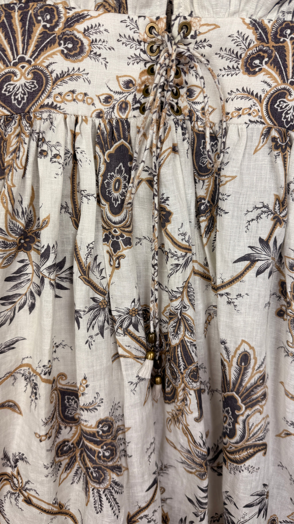 Linen Floral Mini Dress | Zimmermann