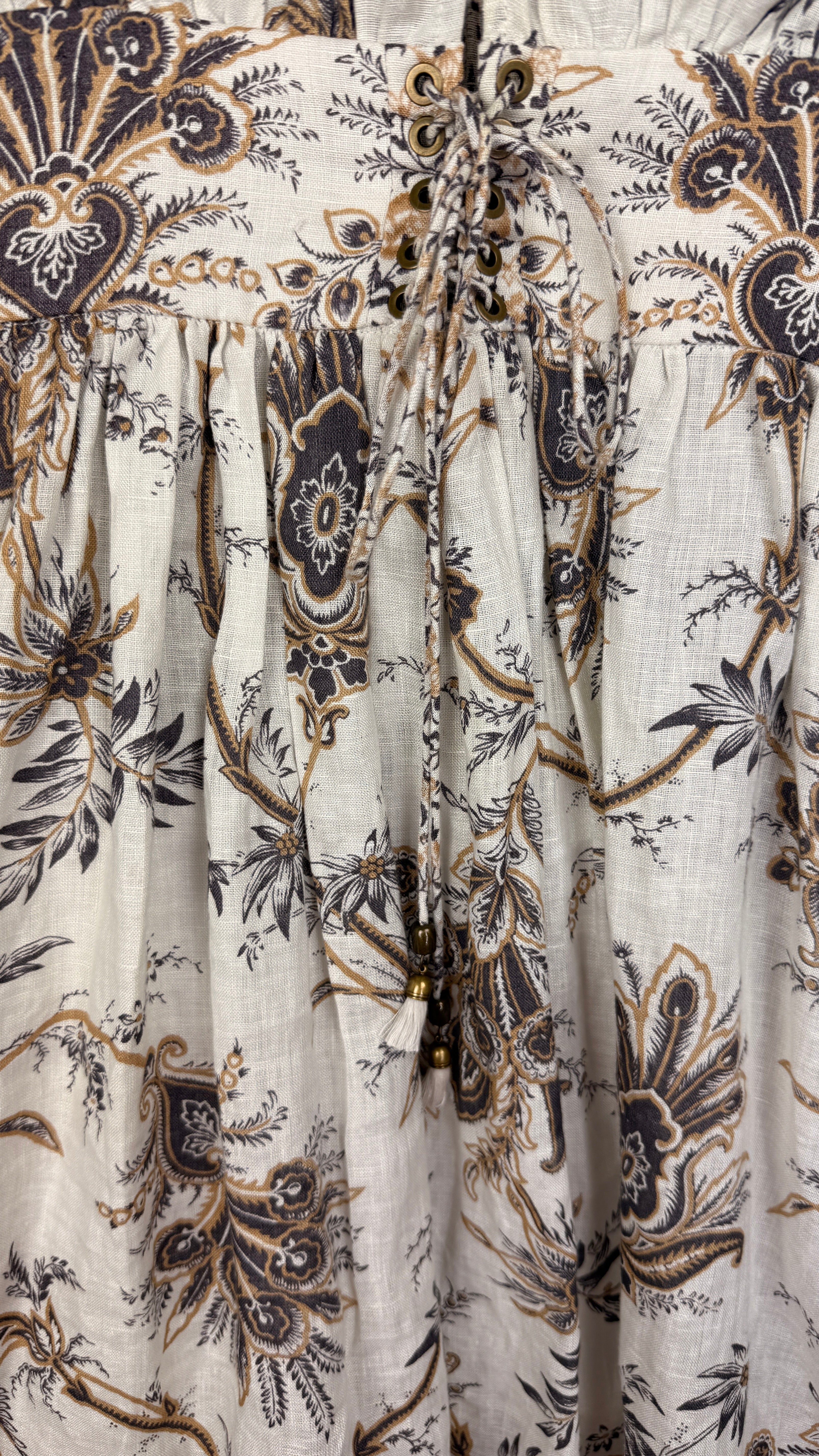 Linen Floral Mini Dress | Zimmermann