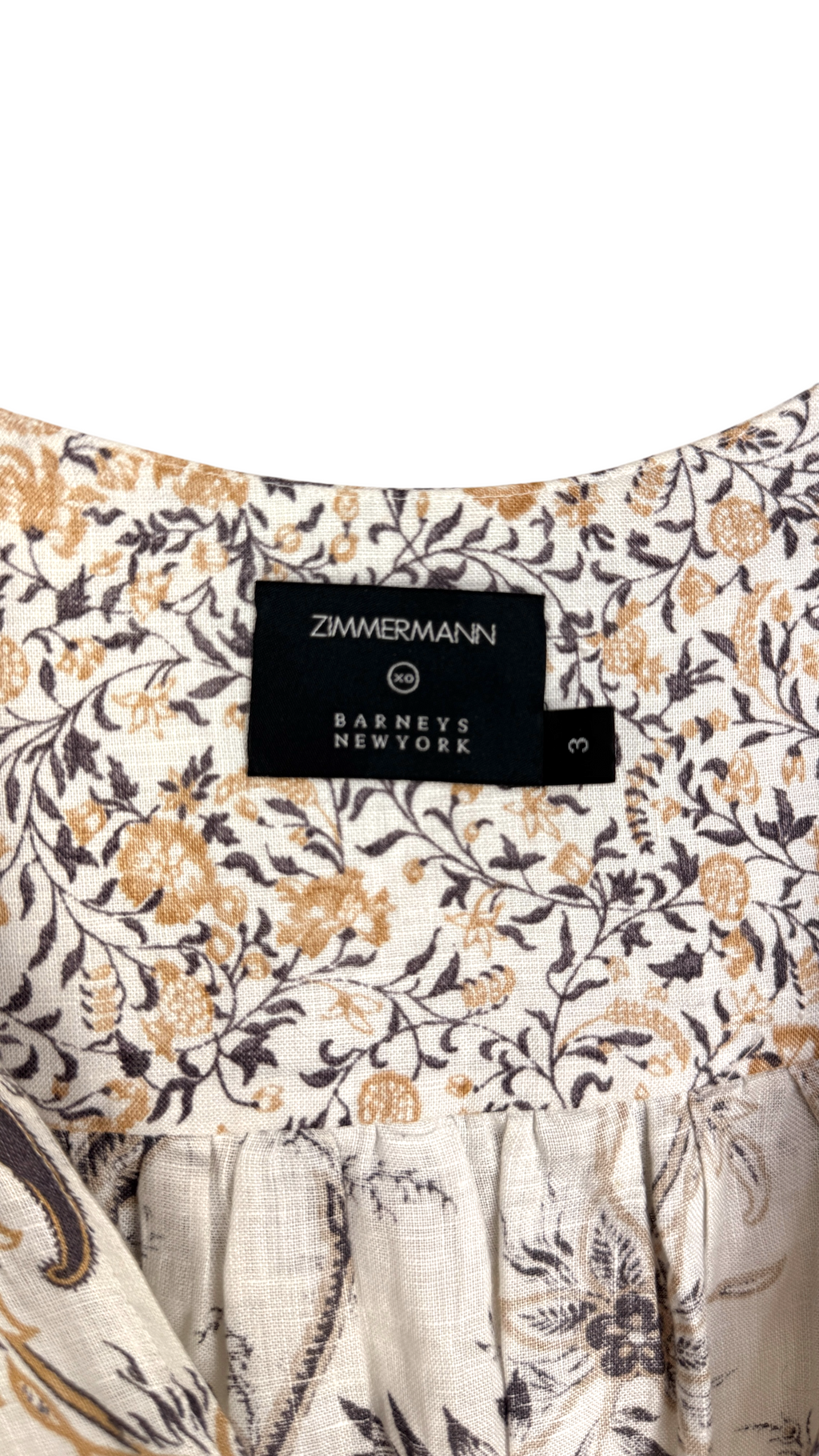 Linen Floral Mini Dress | Zimmermann