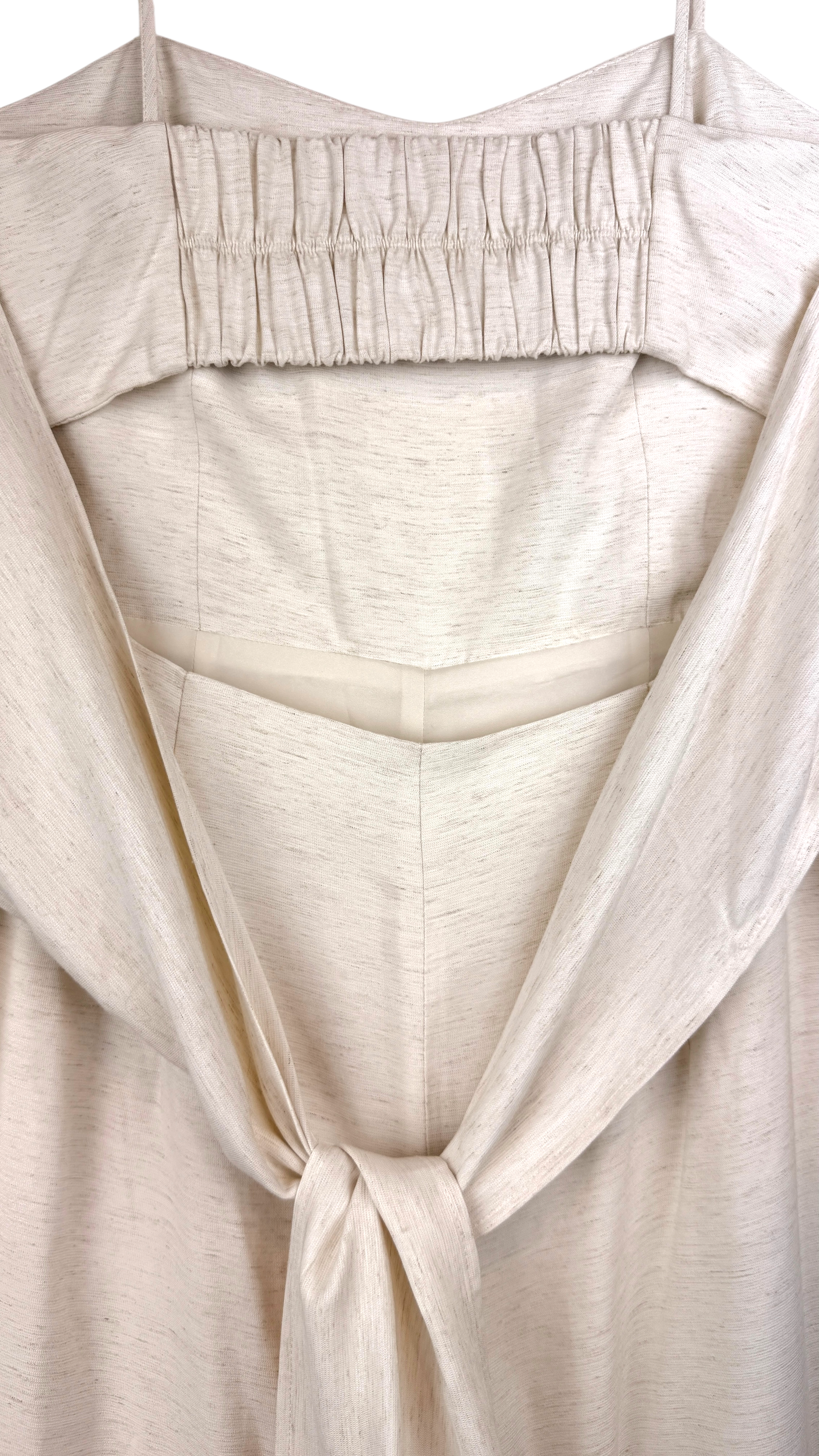 Wide-leg Culotte Jumpsuit – Off-white | Club Monaco