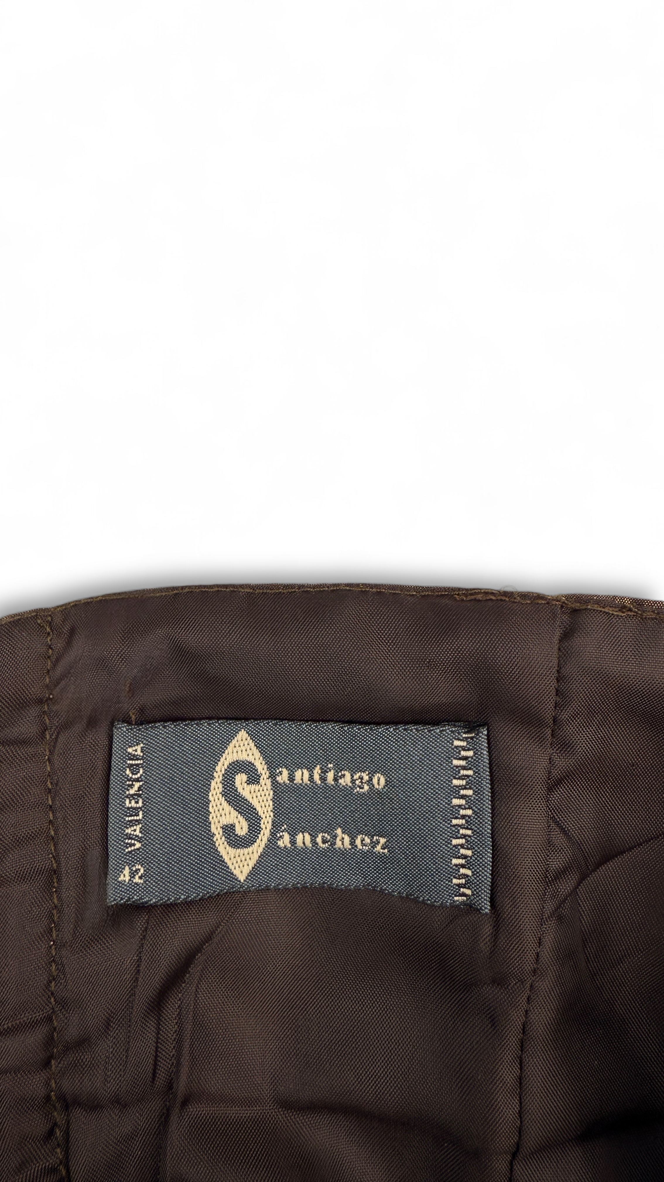 Metallic Brown Structured Corset Top | Santiago Sanchez